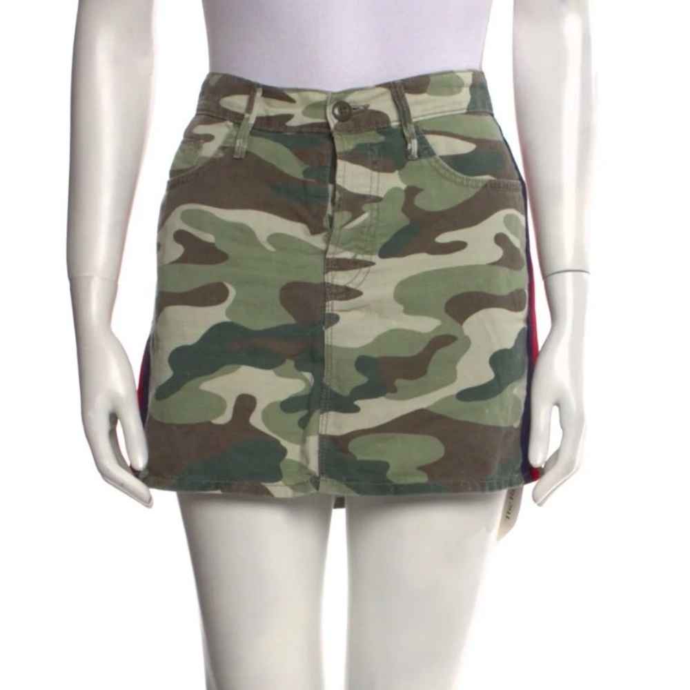MOTHER Camouflage Mini Skirt